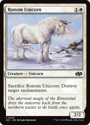 Ronom Unicorn card from Foundations Jumpstart