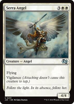 Serra Angel card from Foundations Jumpstart