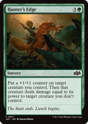 Hunter's Edge card from Foundations Jumpstart