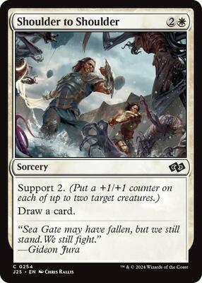 Shoulder to Shoulder card from Foundations Jumpstart