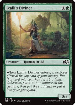 Ixalli's Diviner card from Foundations Jumpstart