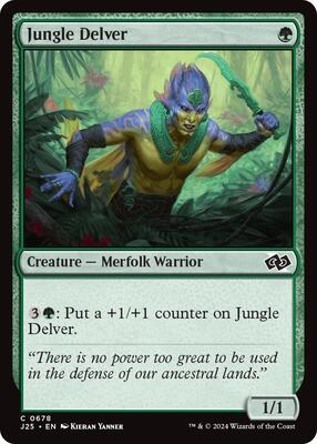 Jungle Delver card from Foundations Jumpstart