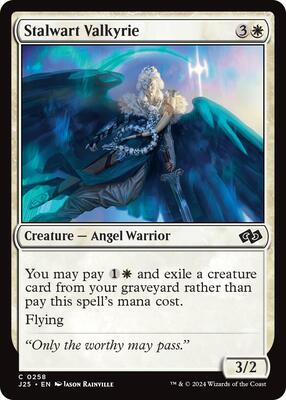 Stalwart Valkyrie card from Foundations Jumpstart