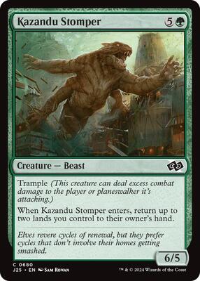 Kazandu Stomper card from Foundations Jumpstart