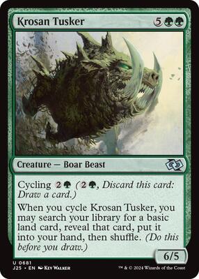 Krosan Tusker card from Foundations Jumpstart