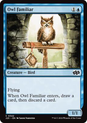 Owl Familiar card from Foundations Jumpstart