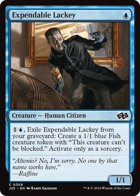 Expendable Lackey card from Foundations Jumpstart