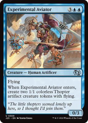 Experimental Aviator card from Foundations Jumpstart