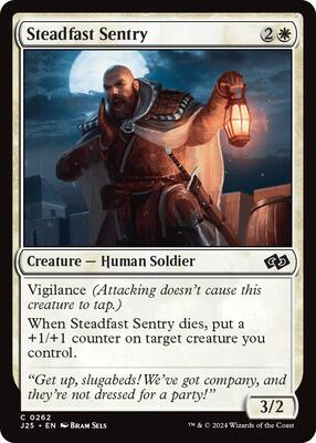 Steadfast Sentry card from Foundations Jumpstart