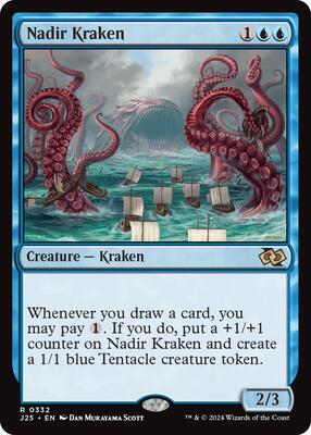 Nadir Kraken card from Foundations Jumpstart