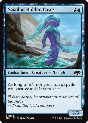 Naiad of Hidden Coves card from Foundations Jumpstart
