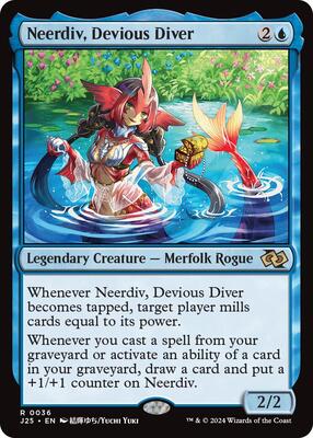 Neerdiv, Devious Diver (Anime) card from Foundations Jumpstart