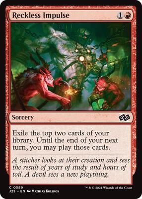 Reckless Impulse card from Foundations Jumpstart