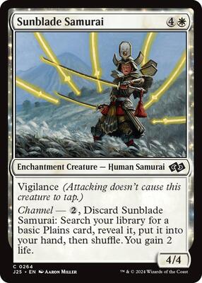Sunblade Samurai card from Foundations Jumpstart