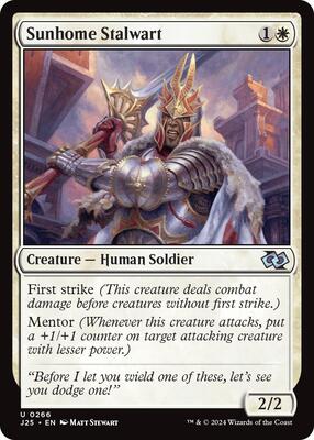 Sunhome Stalwart card from Foundations Jumpstart