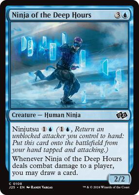 Ninja of the Deep Hours card from Foundations Jumpstart