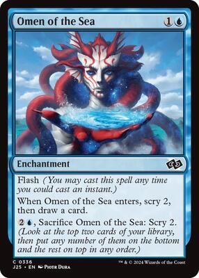 Omen of the Sea card from Foundations Jumpstart