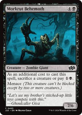 Morkrut Behemoth card from Foundations Jumpstart