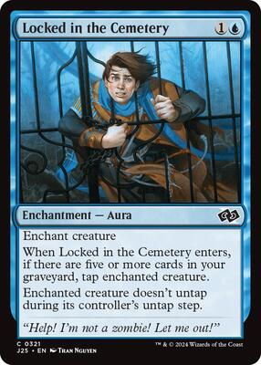 Locked in the Cemetery card from Foundations Jumpstart