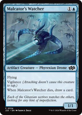 Malcator's Watcher card from Foundations Jumpstart
