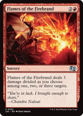 Flames of the Firebrand card from Foundations Jumpstart