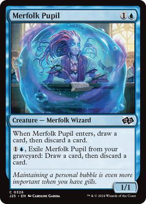 Merfolk Pupil card from Foundations Jumpstart