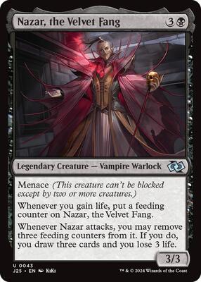 Nazar, the Velvet Fang (Anime) card from Foundations Jumpstart
