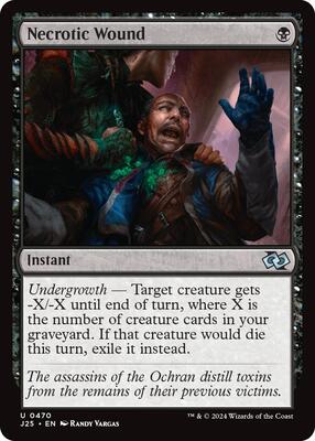 Necrotic Wound card from Foundations Jumpstart