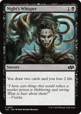 Night's Whisper card from Foundations Jumpstart