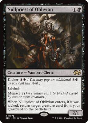 Nullpriest of Oblivion card from Foundations Jumpstart