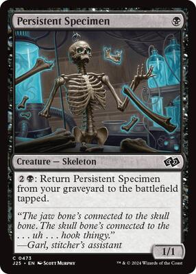 Persistent Specimen card from Foundations Jumpstart