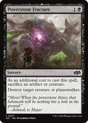 Powerstone Fracture card from Foundations Jumpstart