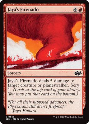 Jaya's Firenado card from Foundations Jumpstart