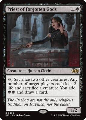 Priest of Forgotten Gods card from Foundations Jumpstart