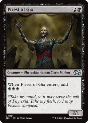 Priest of Gix card from Foundations Jumpstart