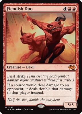 Fiendish Duo card from Foundations Jumpstart