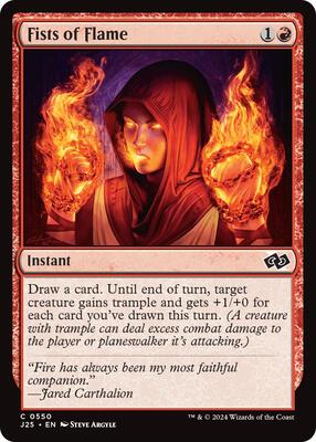 Fists of Flame card from Foundations Jumpstart