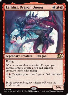 Lathliss, Dragon Queen (Anime) card from Foundations Jumpstart