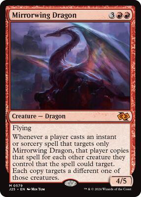 Mirrorwing Dragon card from Foundations Jumpstart