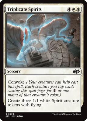 Triplicate Spirits card from Foundations Jumpstart