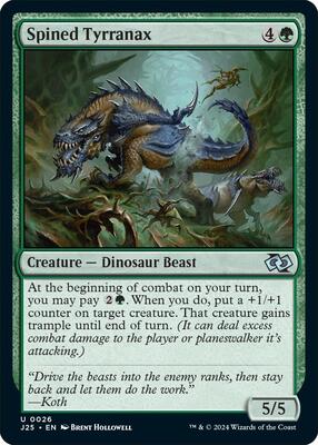 Spined Tyrranax card from Foundations Jumpstart