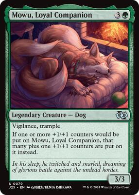 Mowu, Loyal Companion (Anime) card from Foundations Jumpstart
