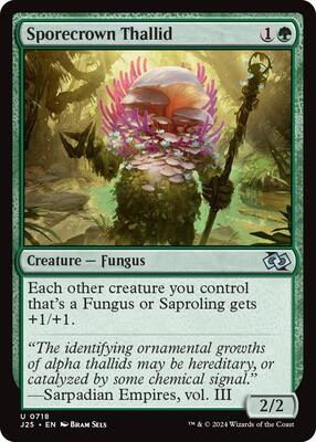 Sporecrown Thallid card from Foundations Jumpstart