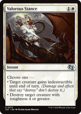 Valorous Stance card from Foundations Jumpstart