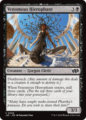 Venomous Hierophant card from Foundations Jumpstart