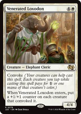 Venerated Loxodon card from Foundations Jumpstart