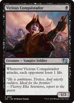 Vicious Conquistador card from Foundations Jumpstart