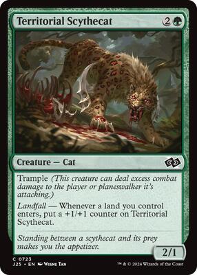 Territorial Scythecat card from Foundations Jumpstart