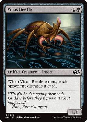 Virus Beetle card from Foundations Jumpstart