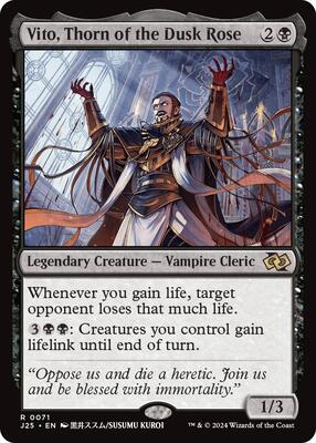 Vito, Thorn of the Dusk Rose (Anime) card from Foundations Jumpstart